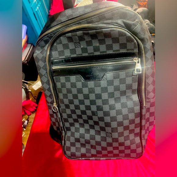 Louis Vuitton black backpack - Picture 1 of 7